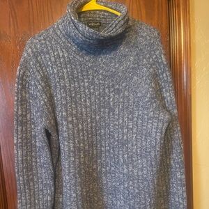 Willi Smith womens Heathered blue Sweater